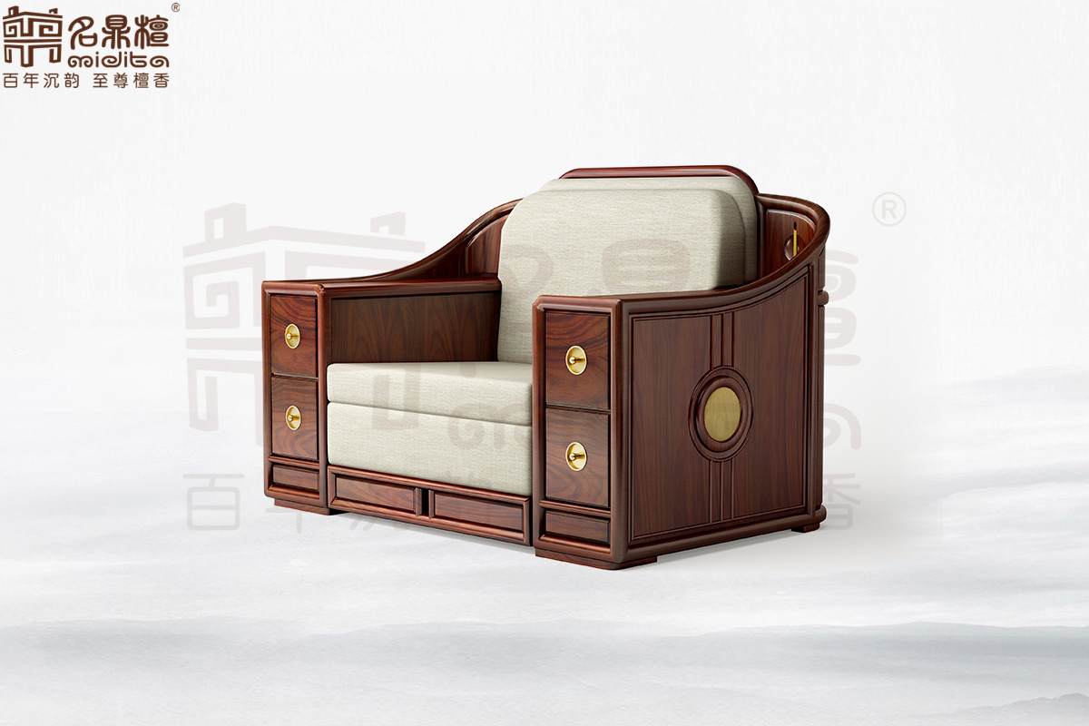 逸芳188E現(xiàn)代中式單人位沙發(fā)