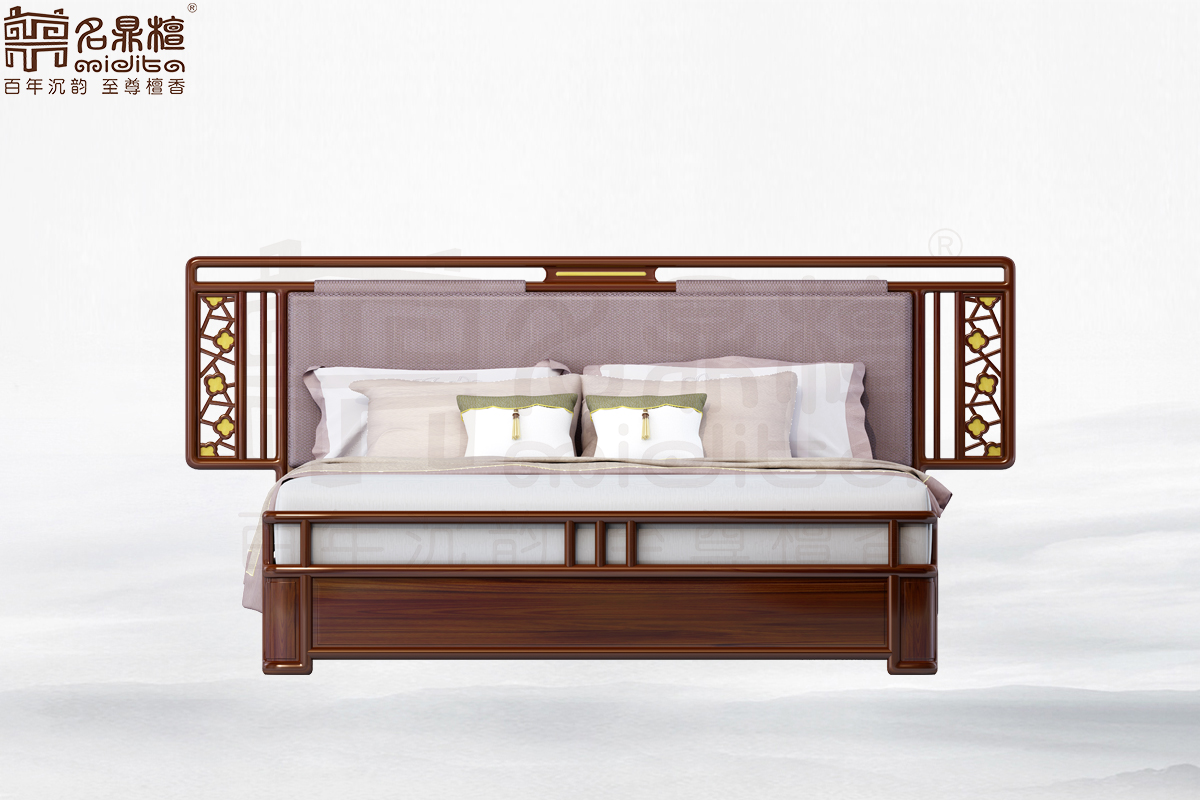 逸芳188D現(xiàn)代中式大床1.8米(排架)